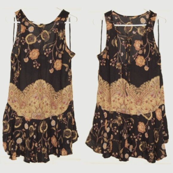 Free People Dresses & Skirts - NWT Free People Women XS (36" Bust) Flounce Dress, Open Back, Drop Waist